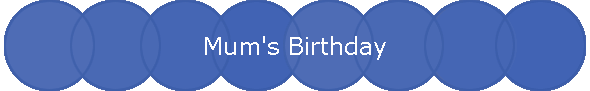 Mum's Birthday